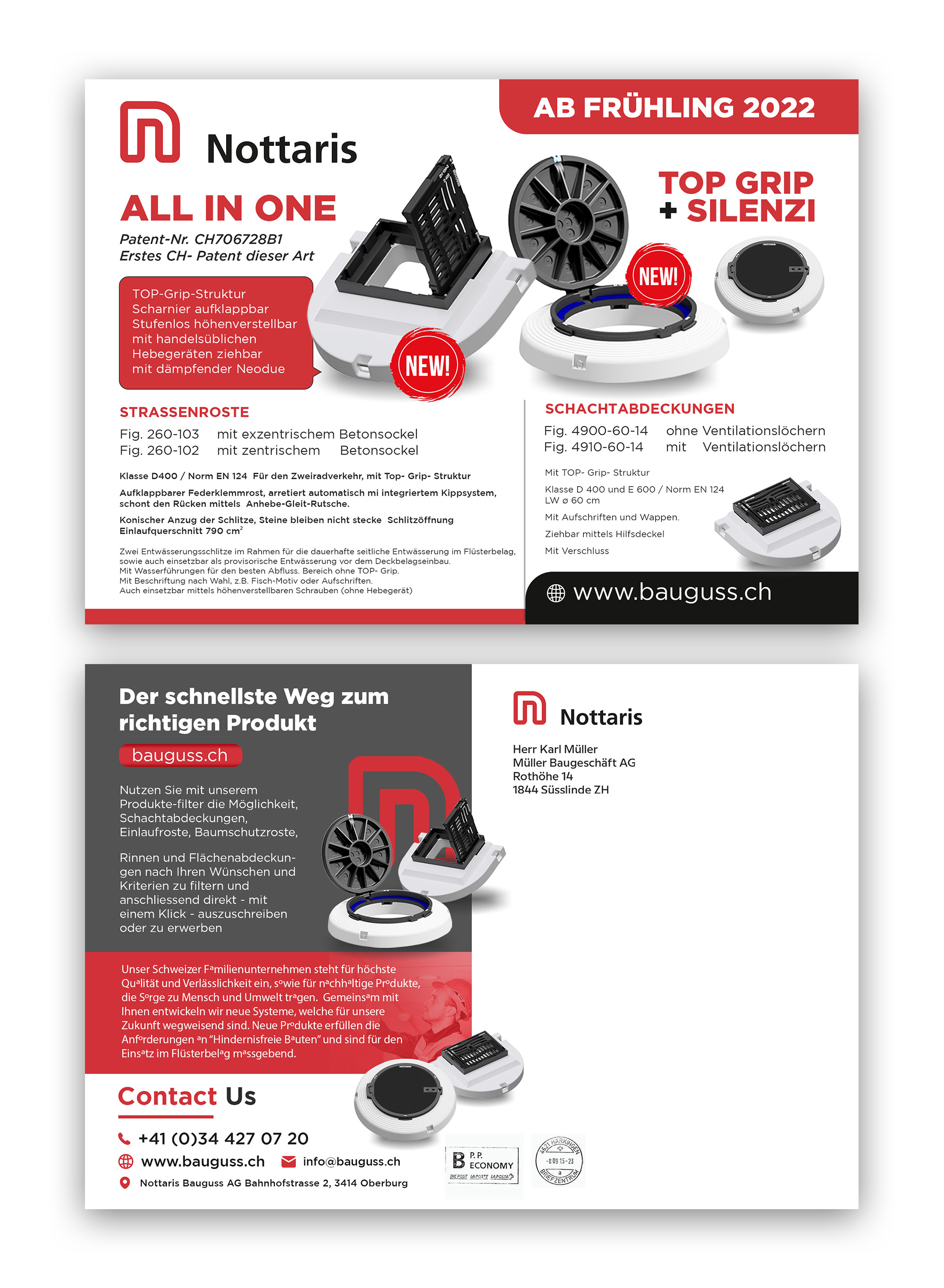 Flyer Design by debdesign for Nottaris Bauguss AG | Design #27632325