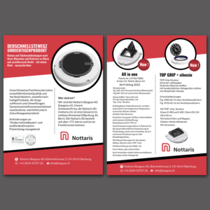 Flyer Design by aspiremedia for Nottaris Bauguss AG | Design: #27646100