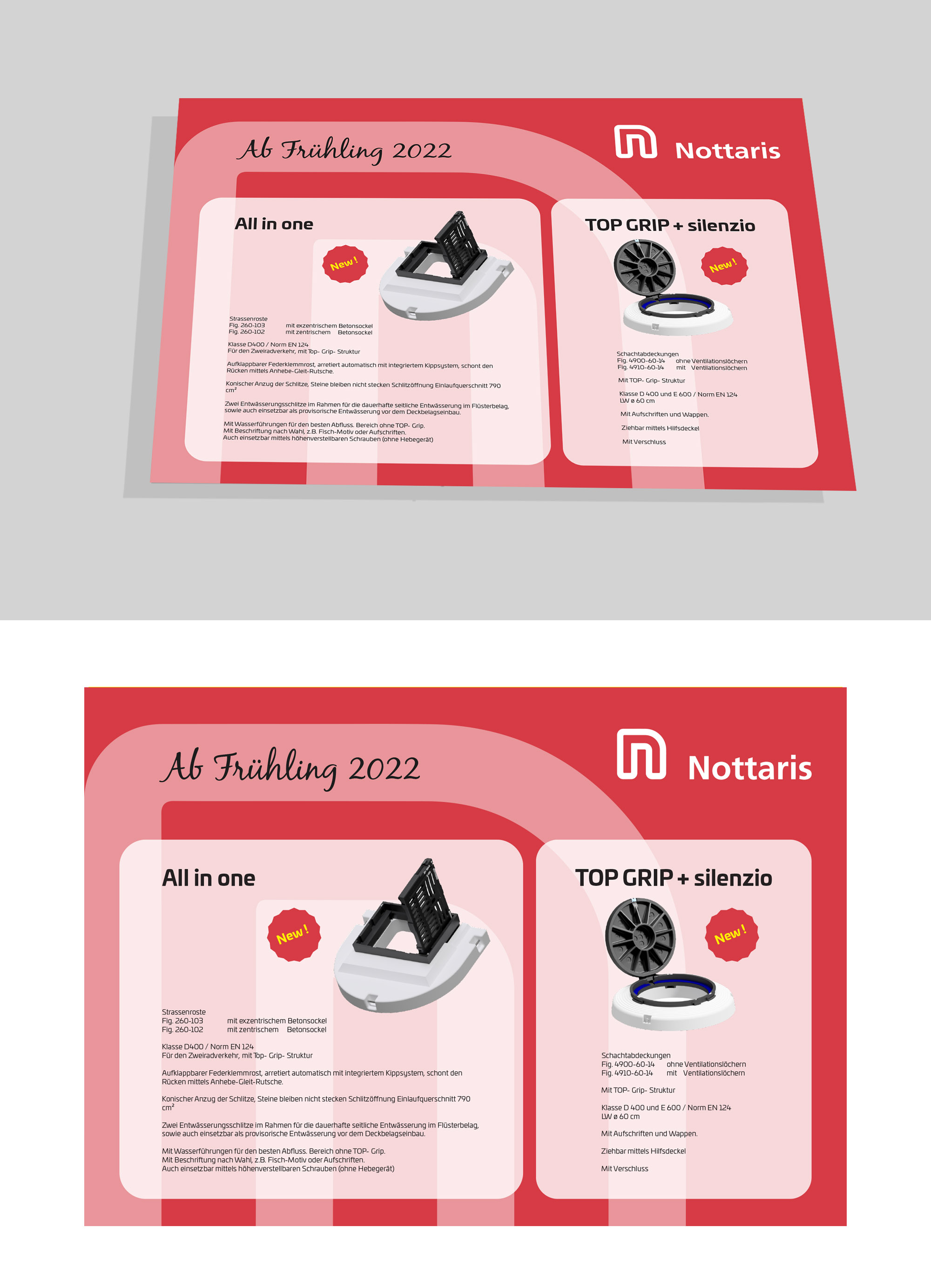 Flyer-Design von abdul700 für Nottaris Bauguss AG | Design #27639705