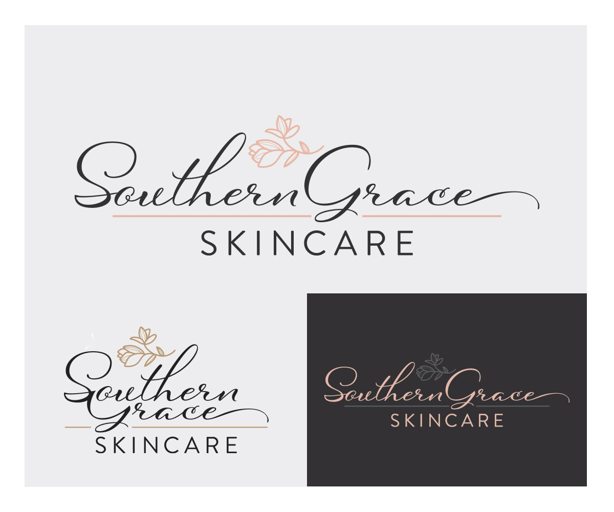 Logo Design by Cavender Design for Southern Grace Skincare | Design: #27640512