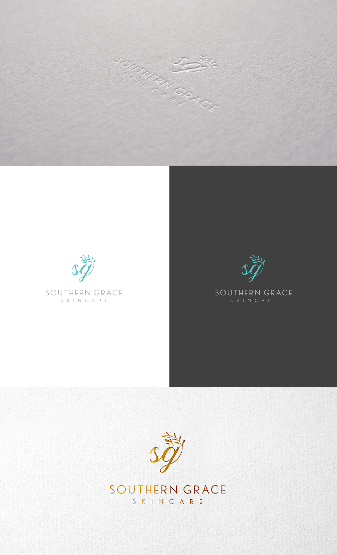 Logo Design by GLDesigns for Southern Grace Skincare | Design #27629027