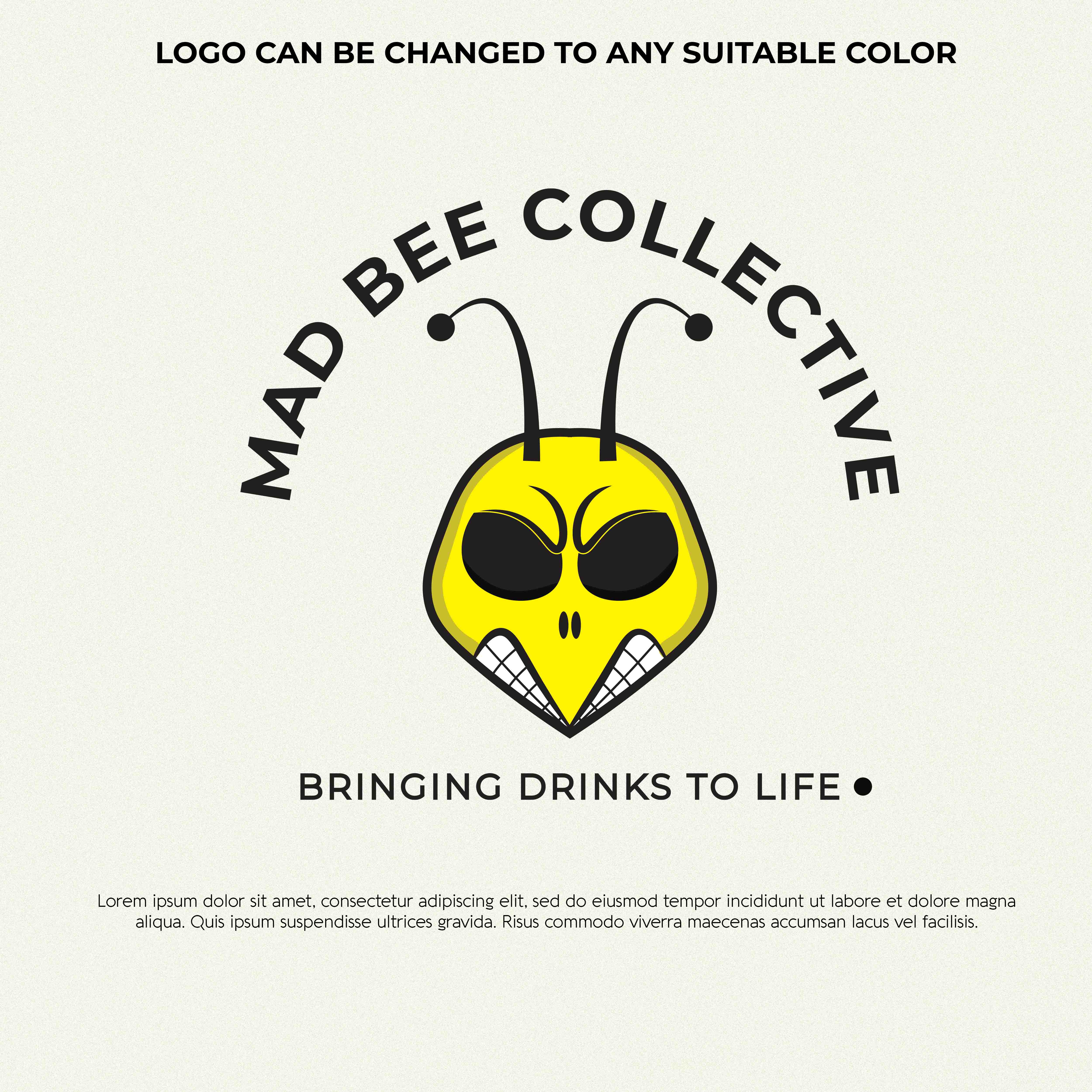 Logo Design by ILLUSTRATOR PRO for Mad Bee Collective | Design #27665305
