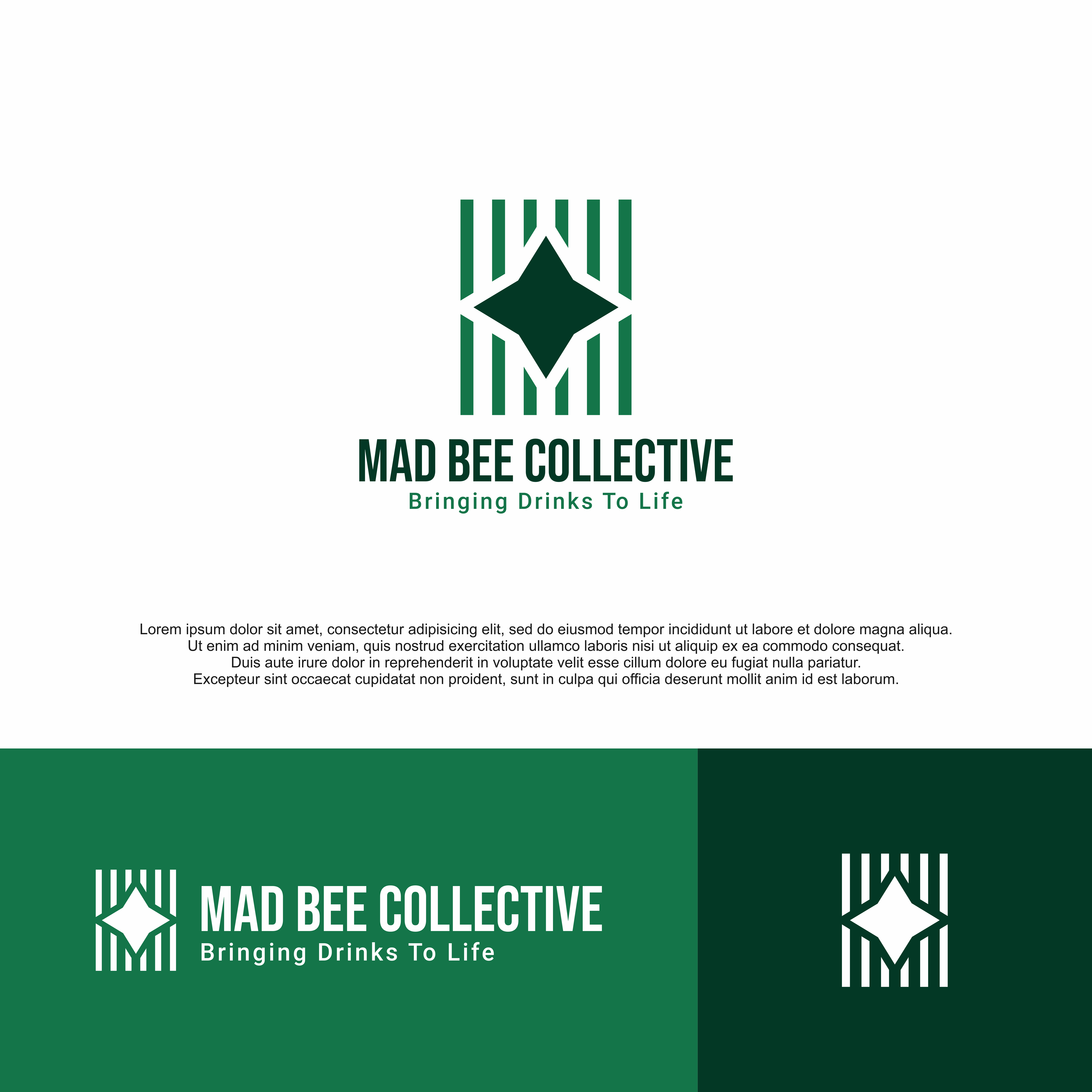 Logo Design by Bagas Bepe for Mad Bee Collective | Design #27661283
