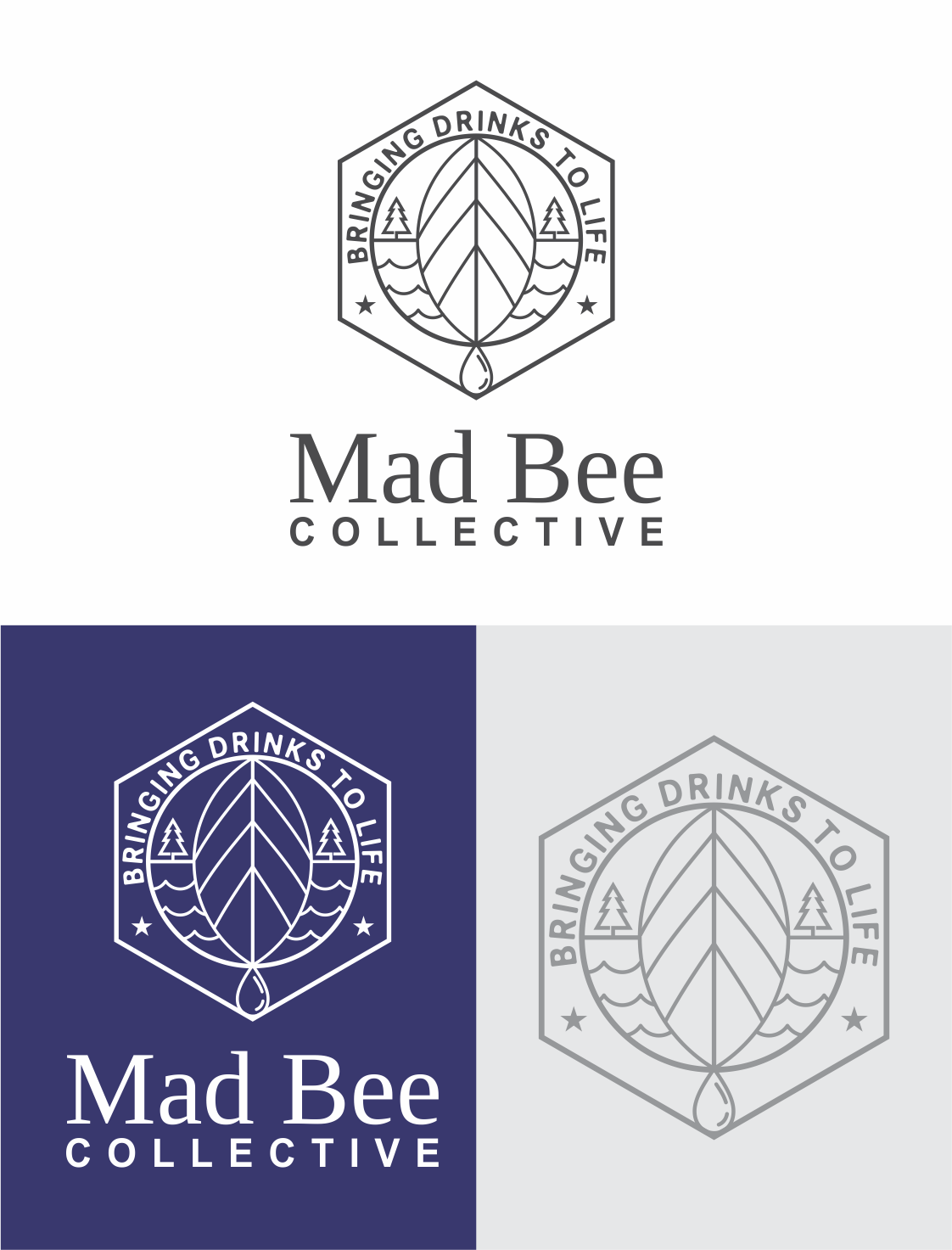 Logo Design by ree23 for Mad Bee Collective | Design #27658641