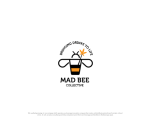 Logo Design by ecorokerz for Mad Bee Collective | Design: #27630316