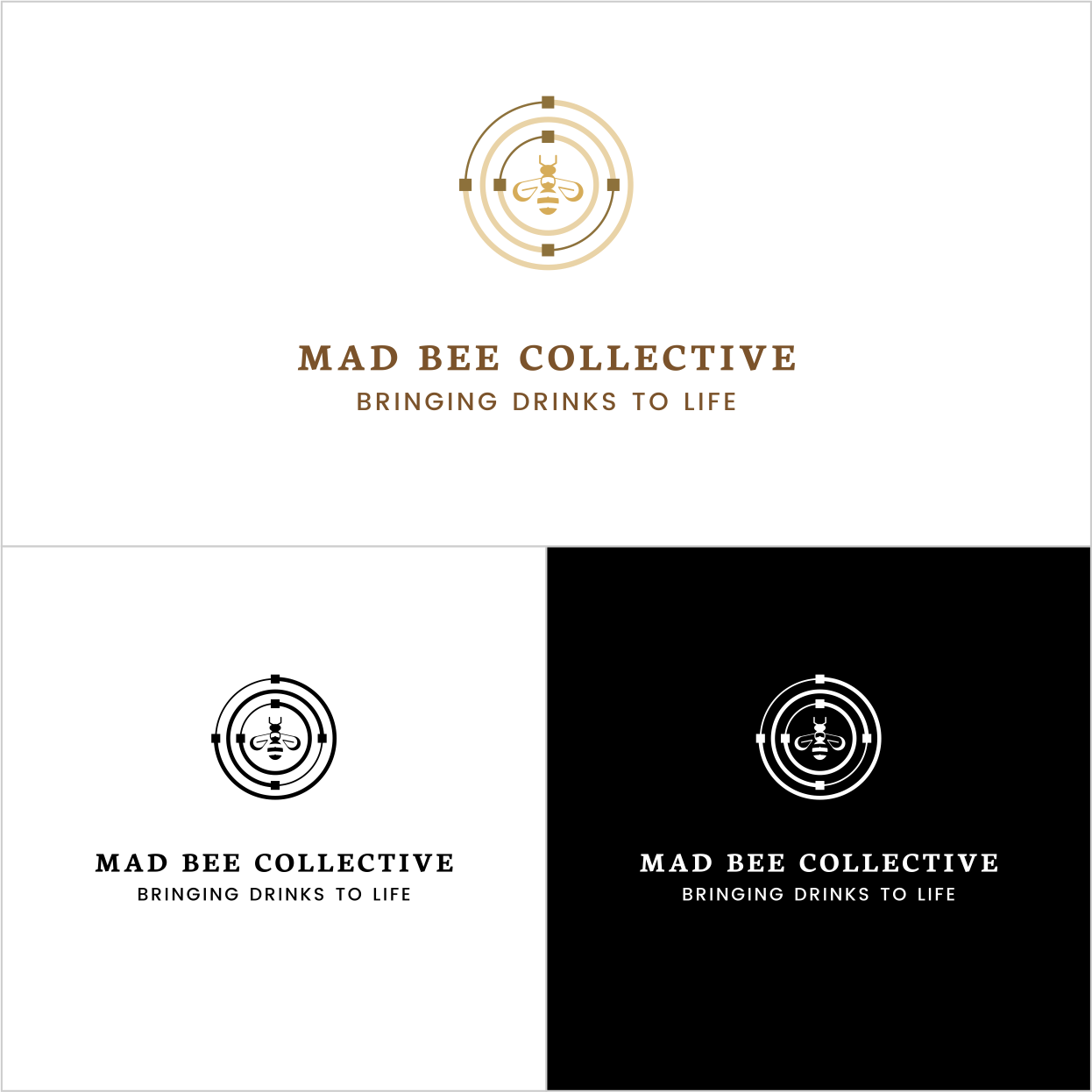 Logo Design by 81y179 for Mad Bee Collective | Design #27678726