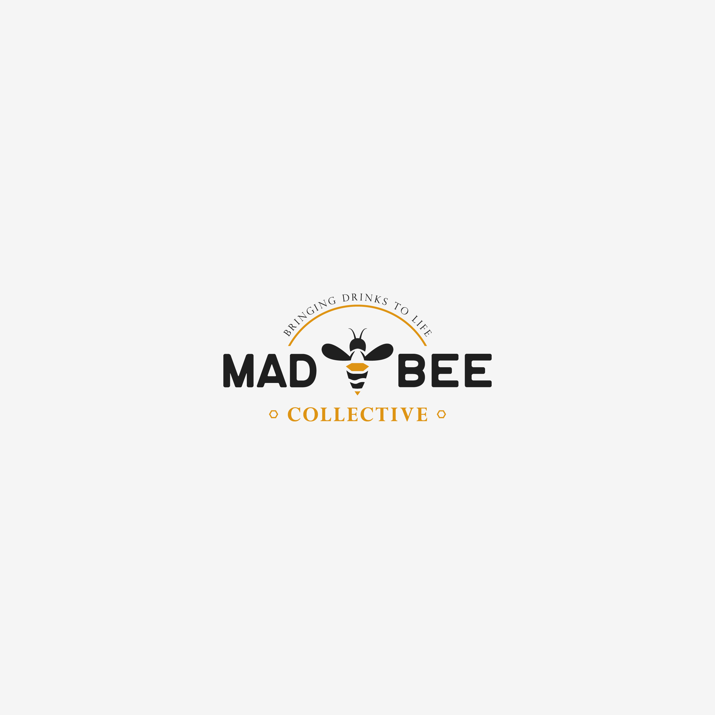 Logo Design by Rusty Circle for Mad Bee Collective | Design #27661180