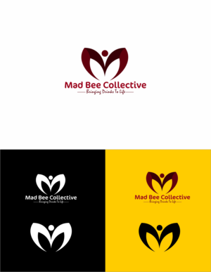 Logo Design by Madush_D for Mad Bee Collective | Design: #27657330
