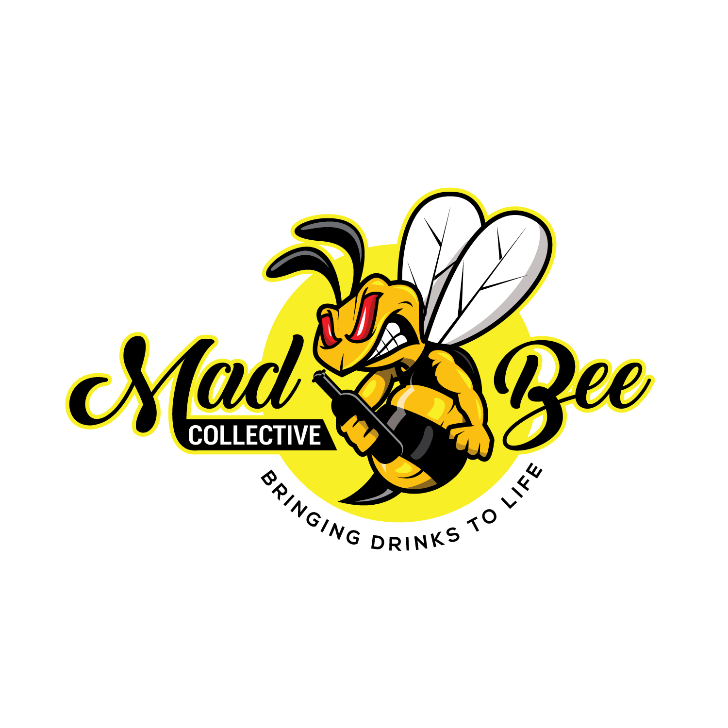 Logo Design by geni for Mad Bee Collective | Design #27654827