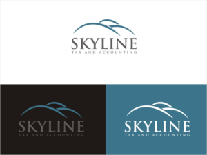 Logo-Design von creative Sujsa für Skyline Tax and Accounting | Design: #27643580