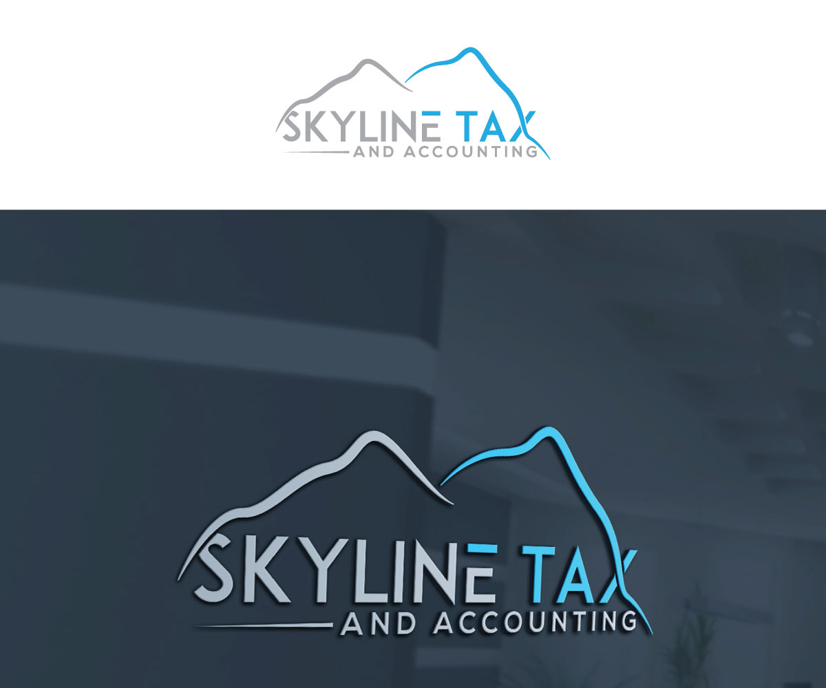 Logo-Design von Luckey yaari für Skyline Tax and Accounting | Design #27631681
