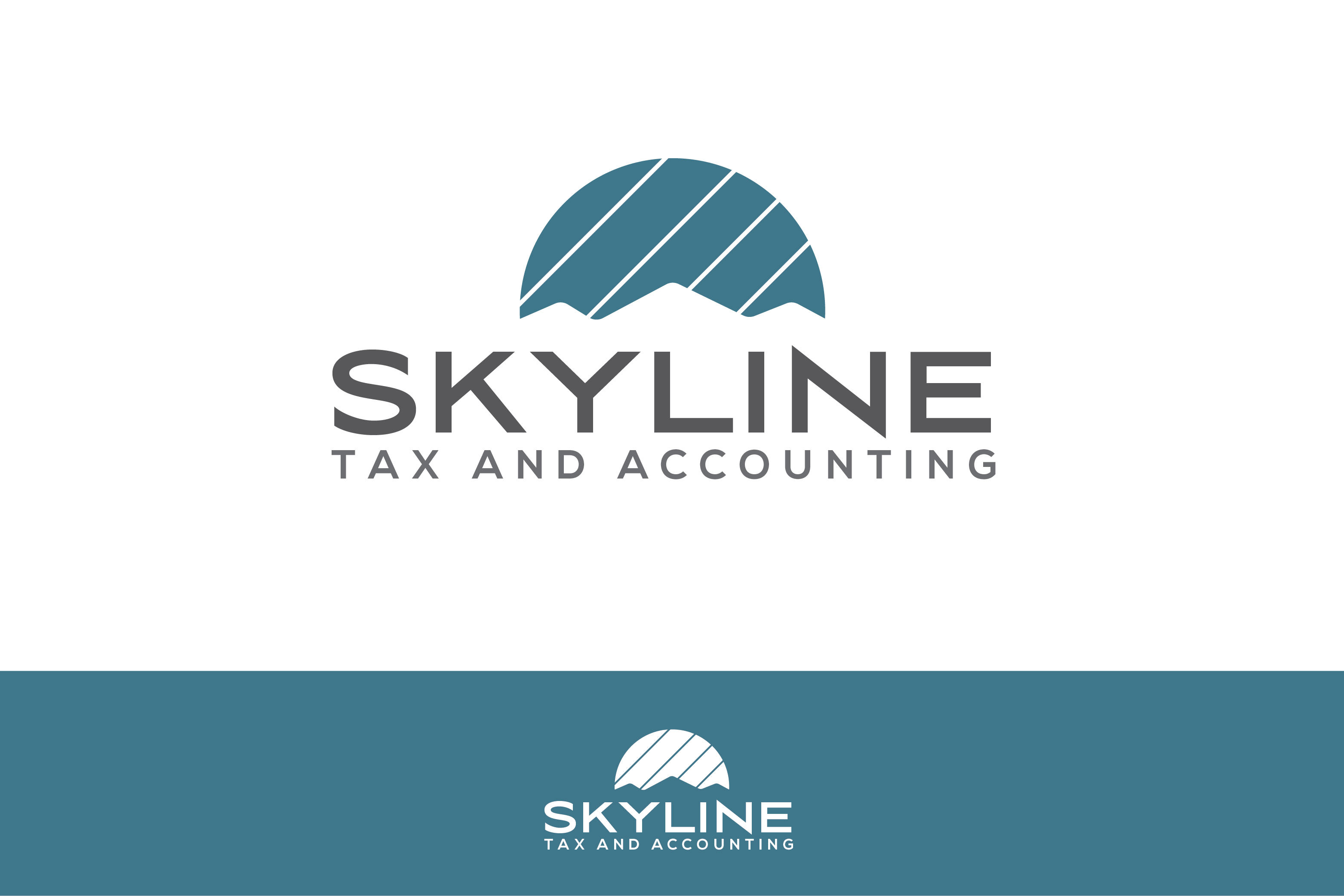 Logo Design by renderman for Skyline Tax and Accounting | Design #27629131