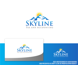 Logo-Design von alvinnavarra für Skyline Tax and Accounting | Design: #27632205