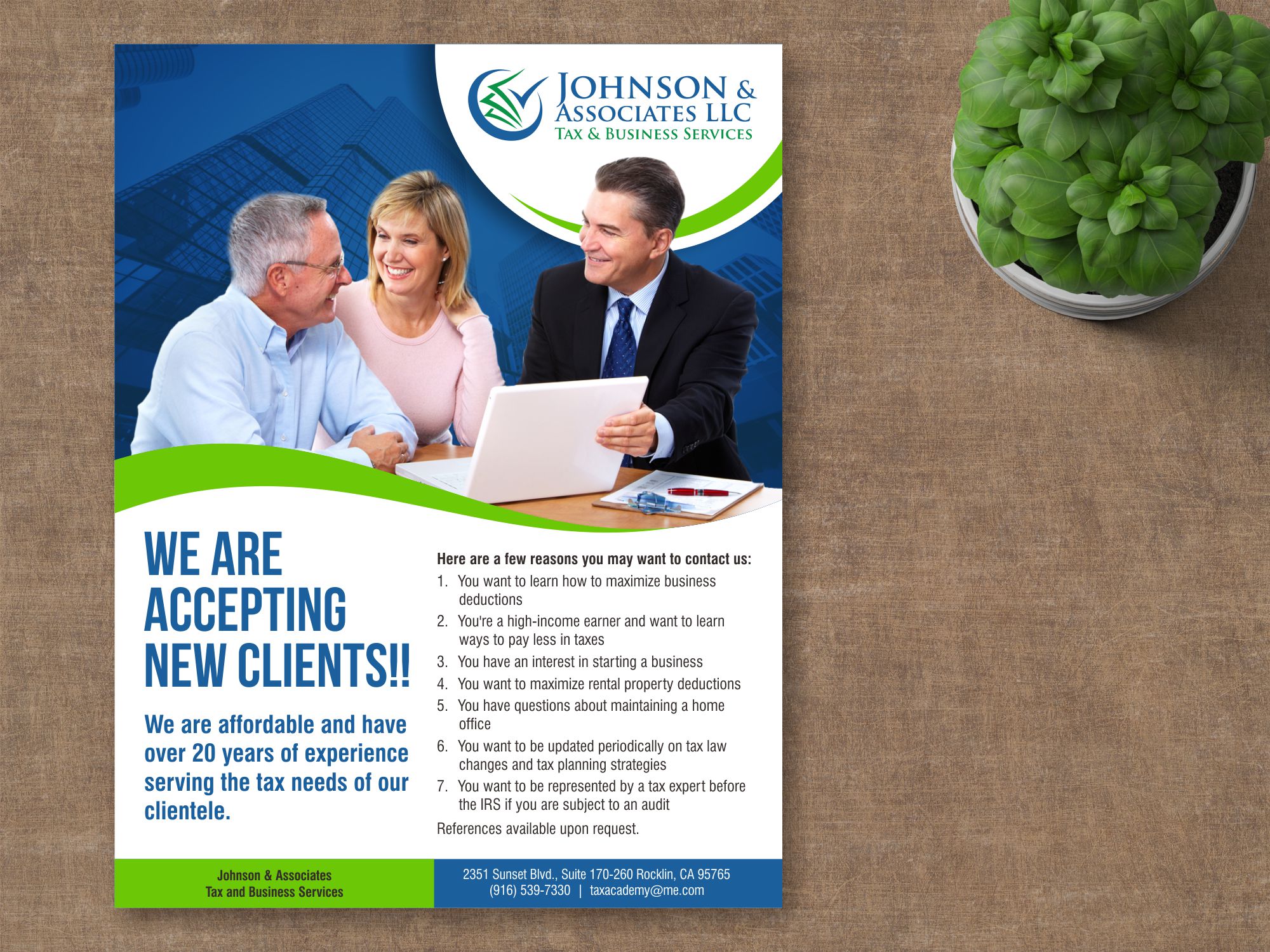 Advertisement Design by nng for New Beginnings Tax Resolution | Design #27632067