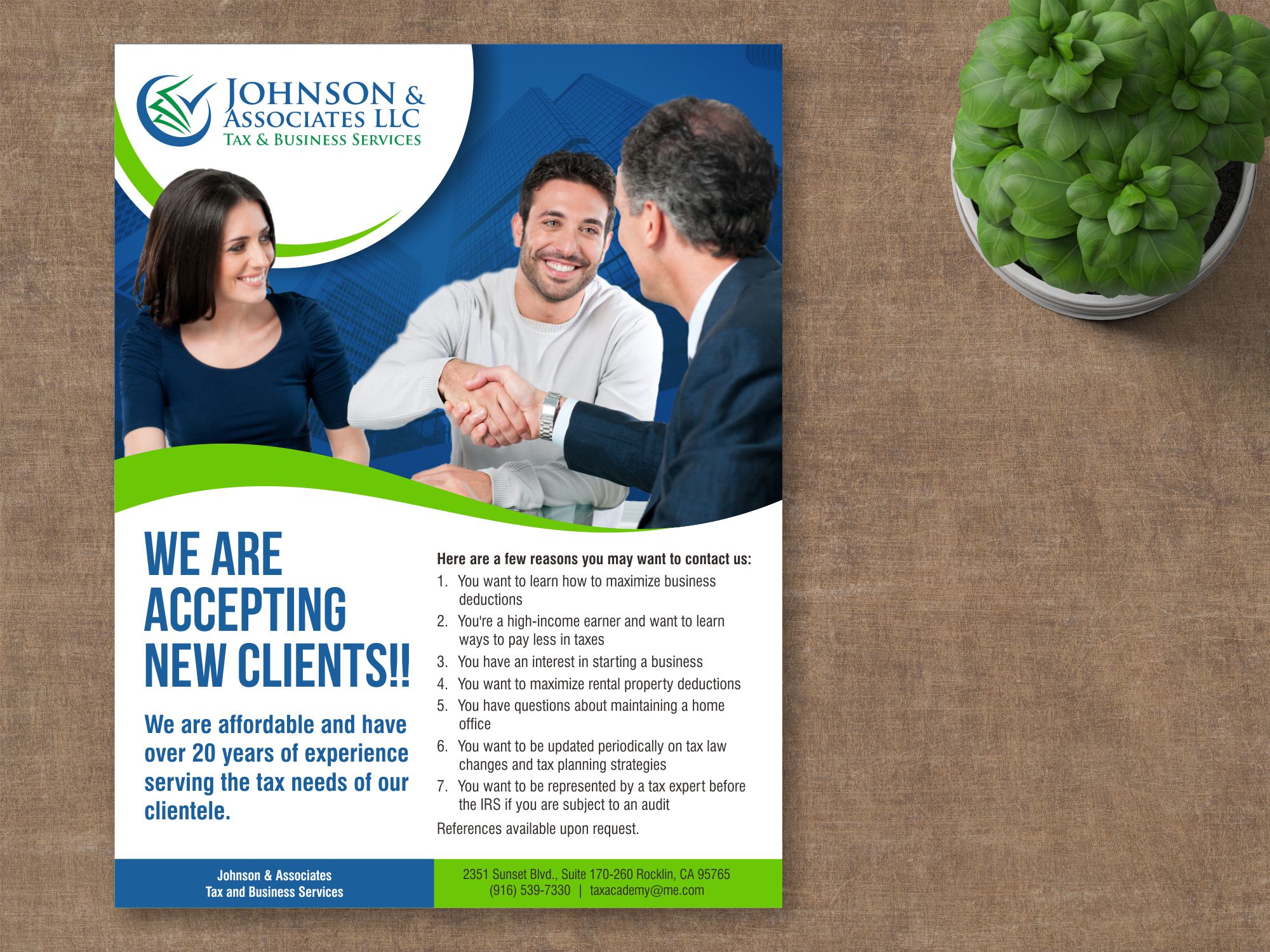 Design Publicitaire par nng pour New Beginnings Tax Resolution | Design #27633116