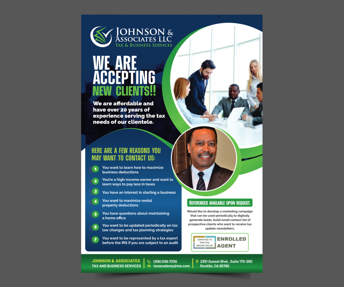 Advertisement Design by ecorokerz for New Beginnings Tax Resolution | Design #27630885