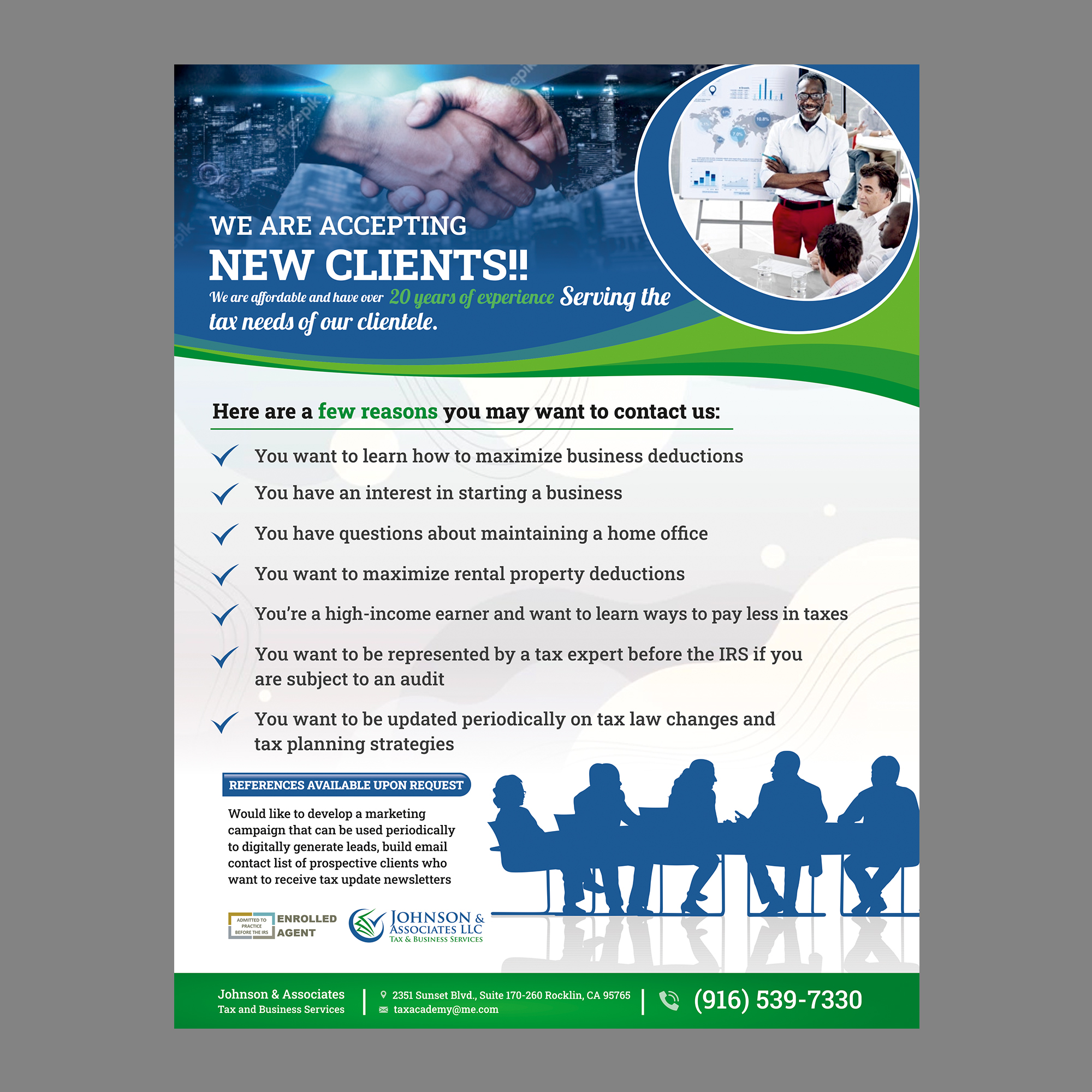 Advertisement Design by ecorokerz for New Beginnings Tax Resolution | Design #27631367