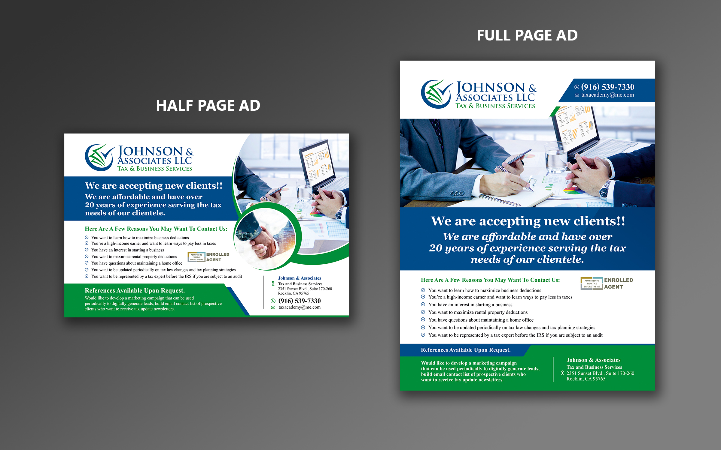 Advertisement Design by ecorokerz for New Beginnings Tax Resolution | Design #27631391