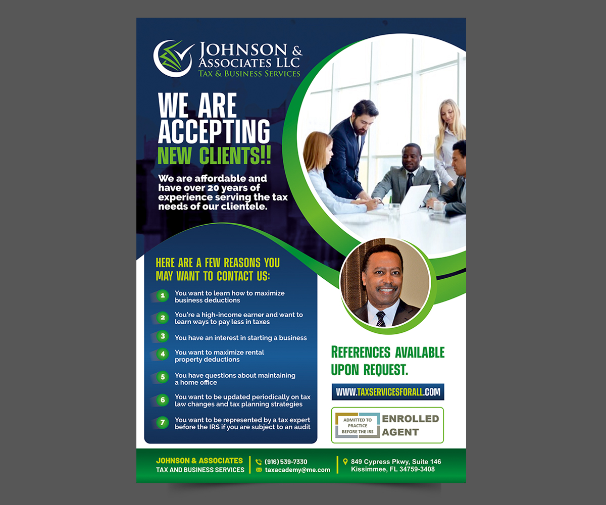 Advertisement Design by ecorokerz for New Beginnings Tax Resolution | Design #27901073