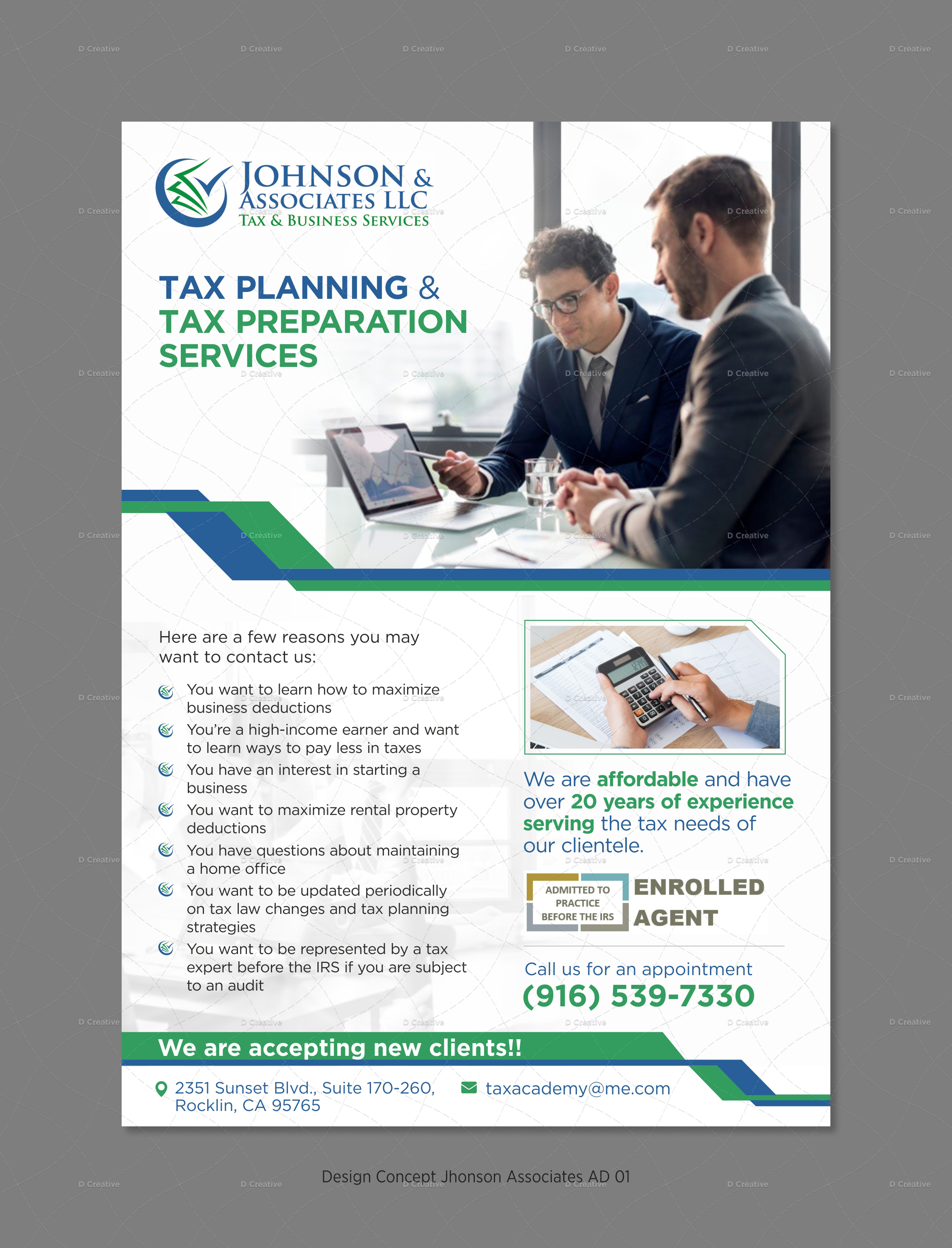 Advertisement Design by D Creative for New Beginnings Tax Resolution | Design #27632970