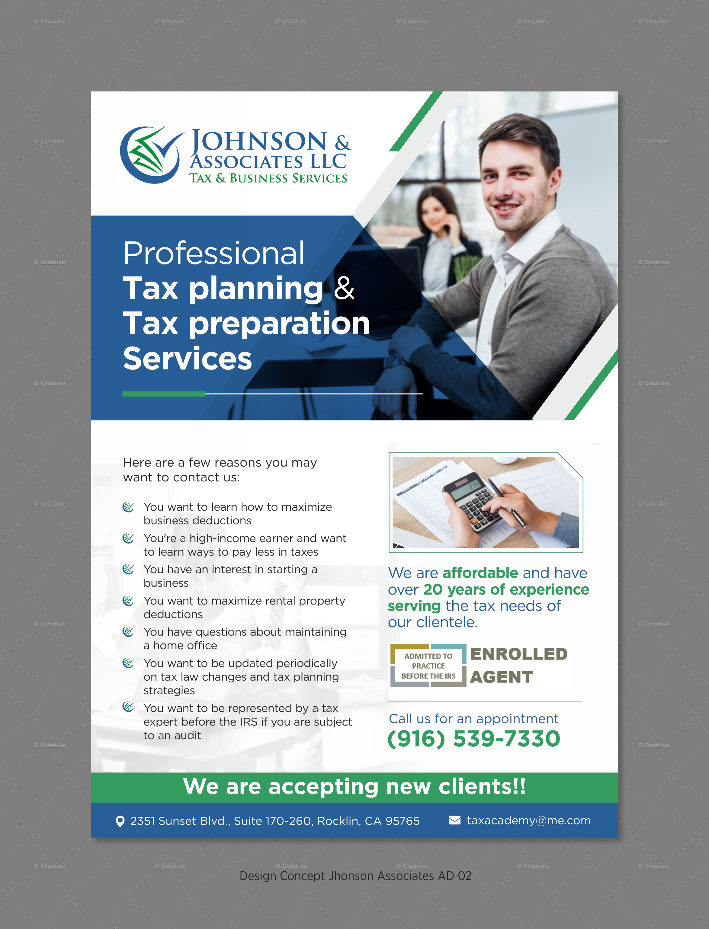 Advertisement Design by D Creative for New Beginnings Tax Resolution | Design #27633138