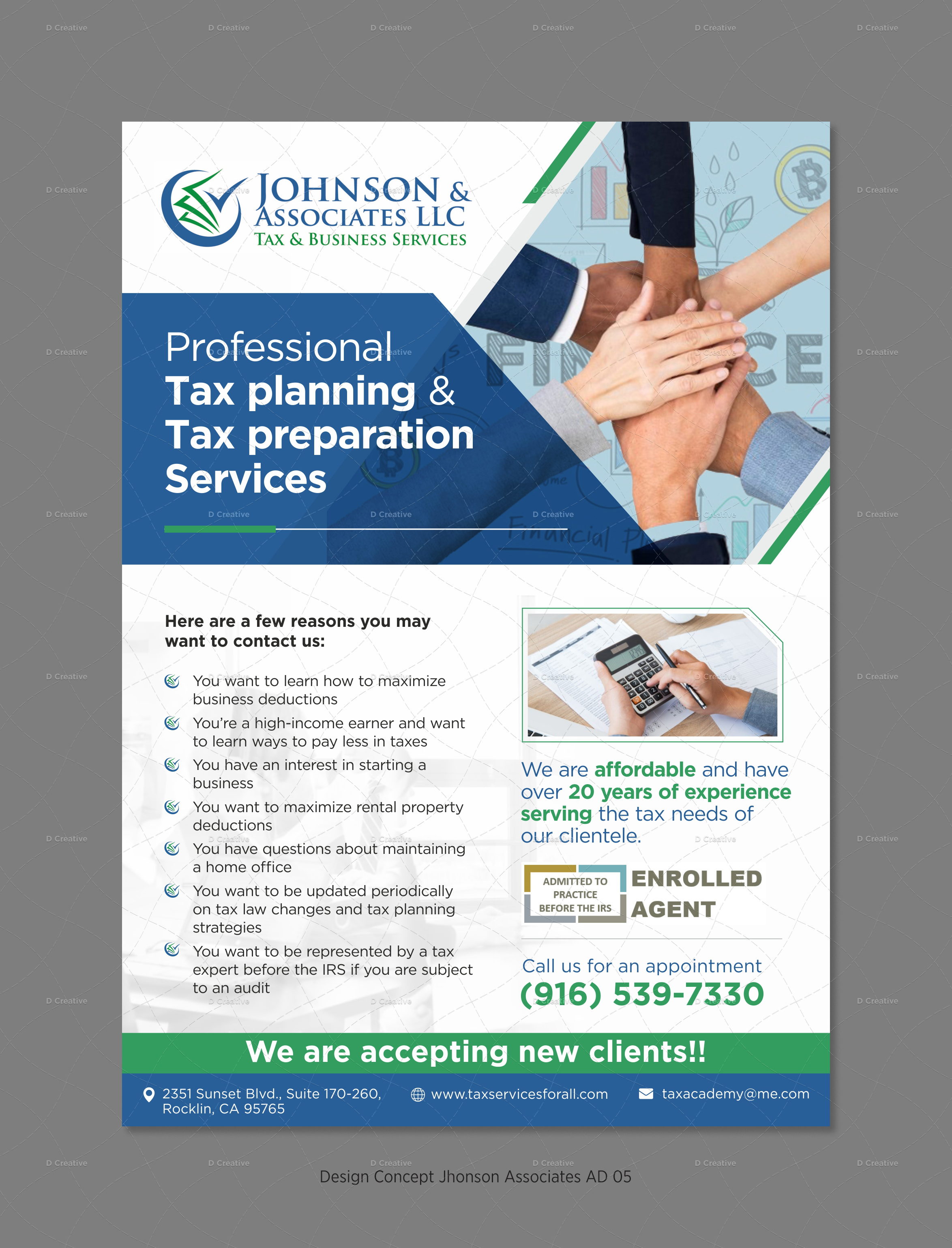 Advertisement Design by D Creative for New Beginnings Tax Resolution | Design #27678538