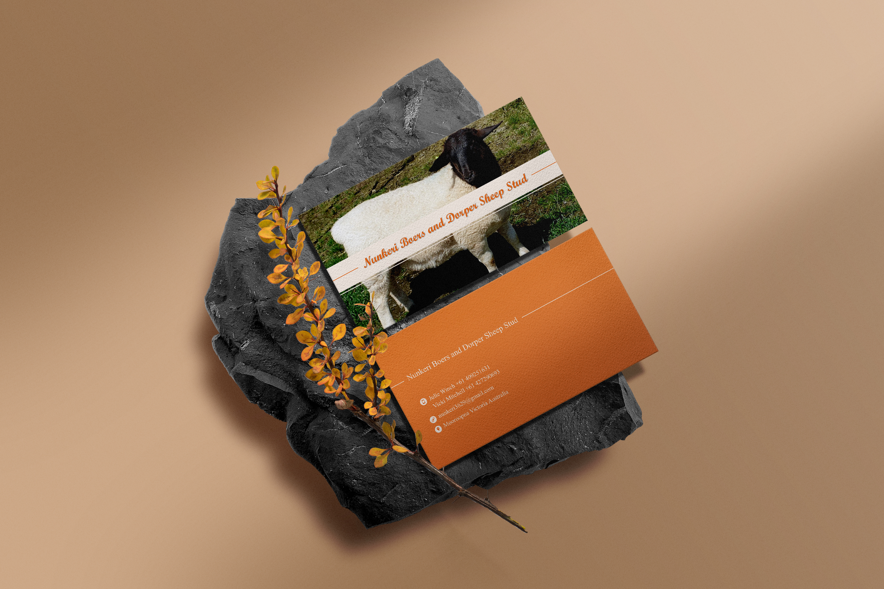Business Card Design by melina p for Nunkeri Boers  | Design #27664961