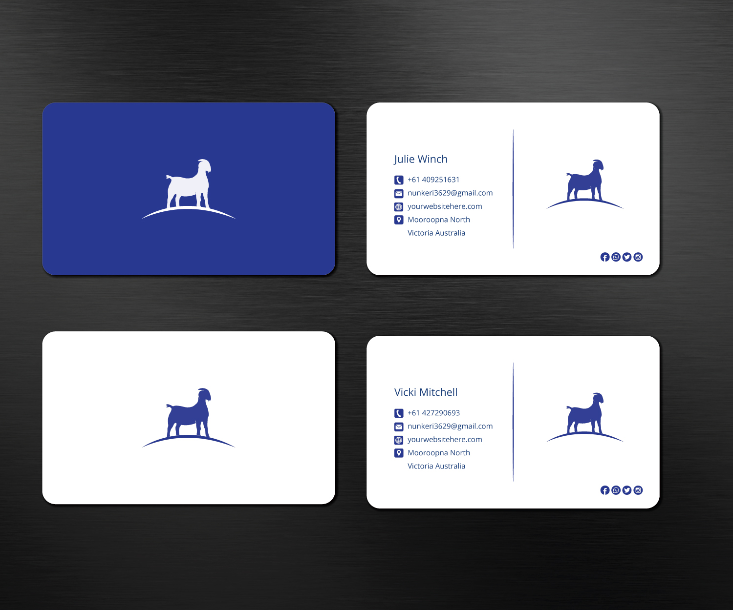 Business Card Design by Pixelon Studio for Nunkeri Boers  | Design #27638411