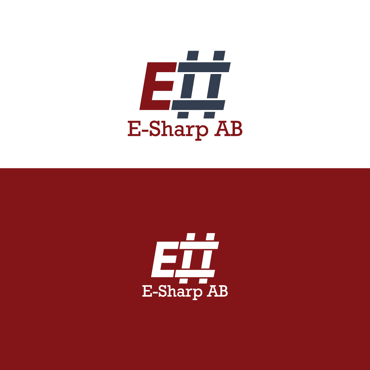 Logo Design by brand maker for E-Sharp AB | Design: #27643075