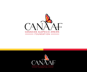 "Canadian Alopecia Areata Foundation", "CANAAF" | Logo-Design von ecorokerz
