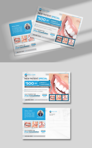 Orthodontist  Needs Promotional Discount Postcard | Postcard Design by ZeneFashions