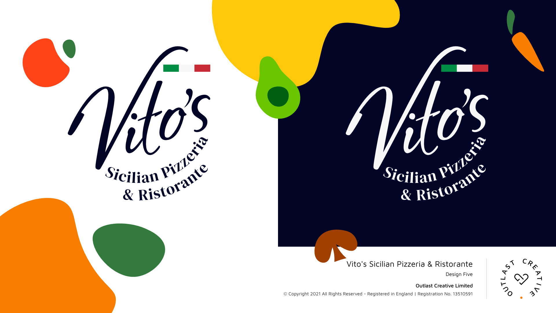 Logo Design by Outlast Creative for Vito's Sicilian Pizzeria & Ristorante | Design #27644236