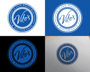 Logo Design by Box Graphic for Vito's Sicilian Pizzeria & Ristorante | Design: #27638420