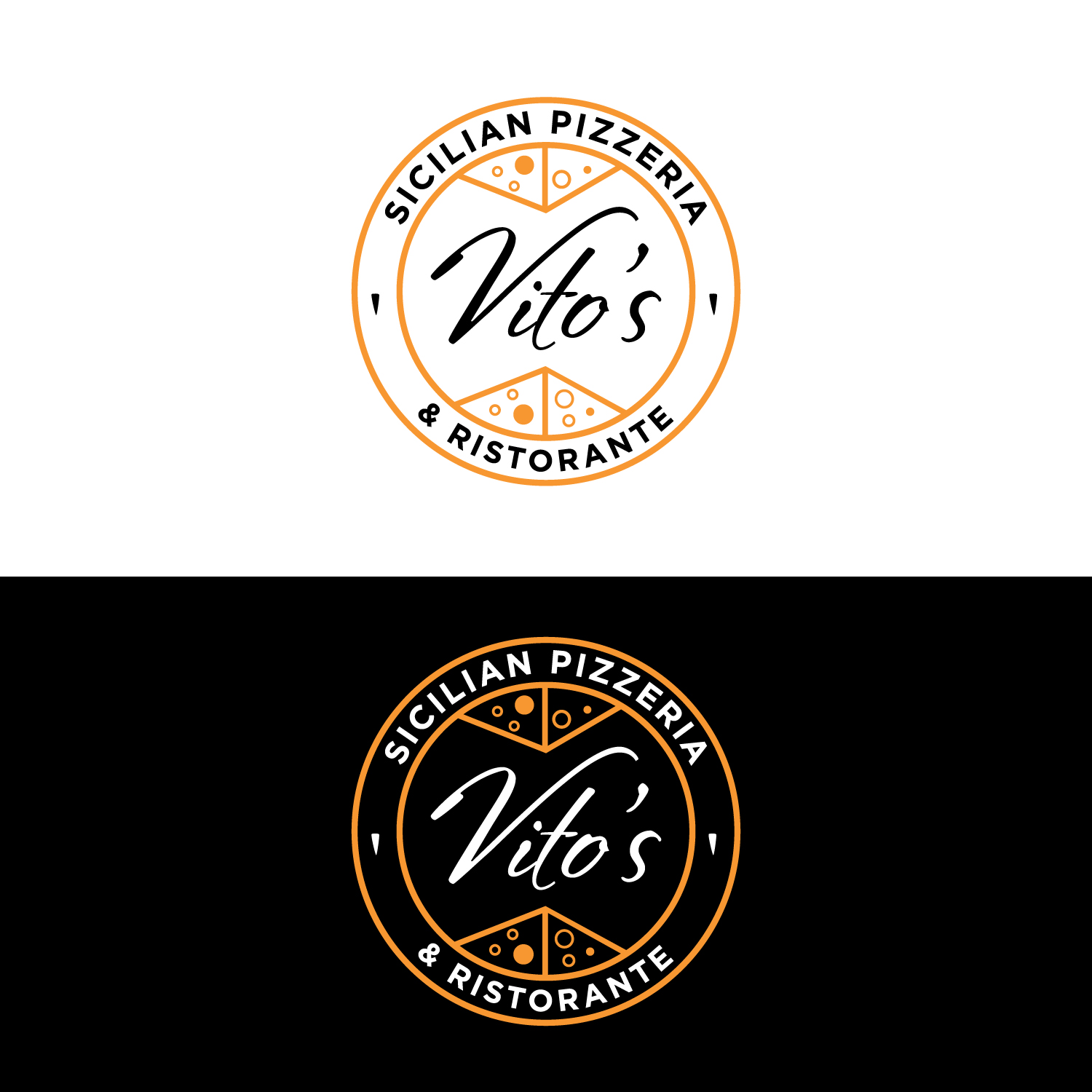 Logo Design by LAXMI DESIGNHUB for Vito's Sicilian Pizzeria & Ristorante | Design #27636649