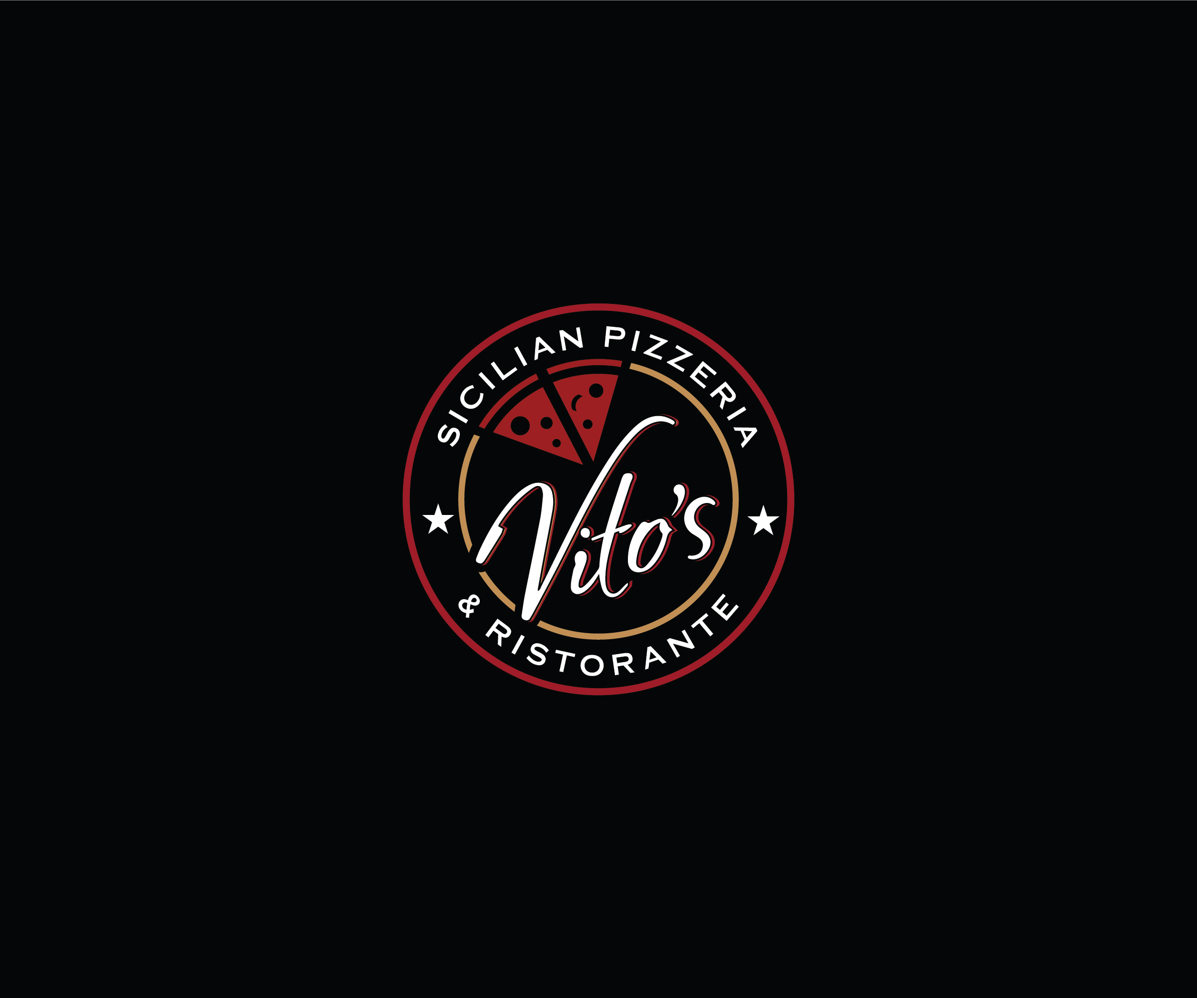 Design de Logo par ecorokerz pour Vito's Sicilian Pizzeria & Ristorante | Design #27637492
