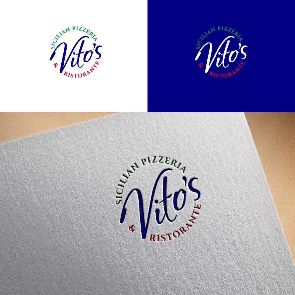 Logo Design by Trident for Vito's Sicilian Pizzeria & Ristorante | Design #27647298
