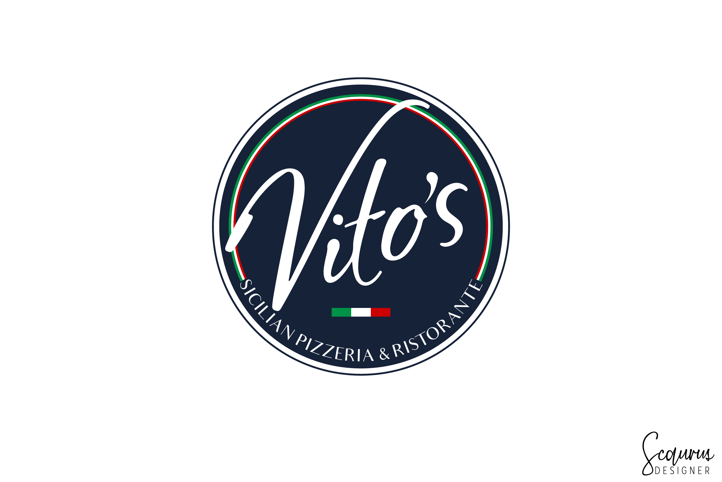 Design de Logo par InkThink by Scaurus pour Vito's Sicilian Pizzeria & Ristorante | Design #27651194