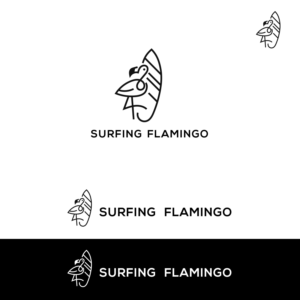 Logo Design by Anton for The Surfing Flamingo | Design: #27642143