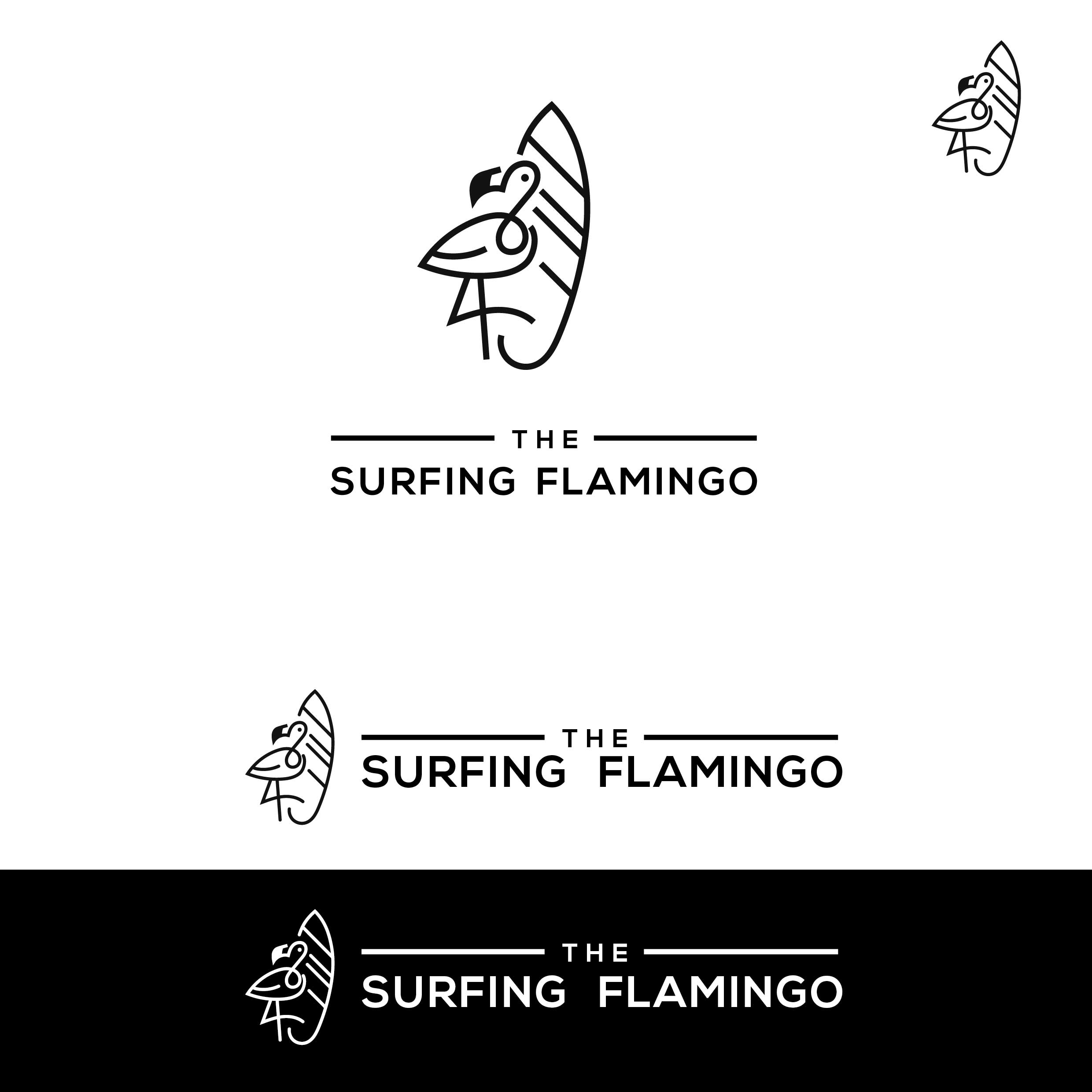 Design de Logo par Anton pour The Surfing Flamingo | Design #27666293