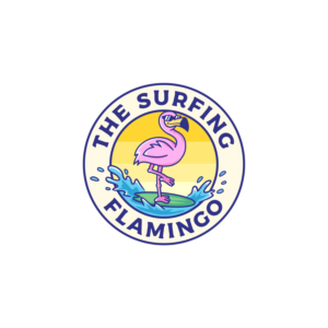 Logo Design by design.picnic for The Surfing Flamingo | Design: #27635647