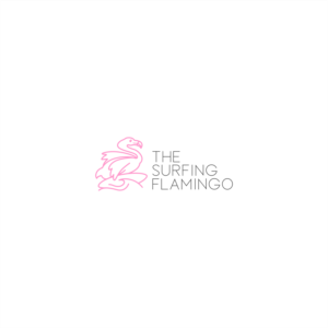 Logo Design by Arham Hidayat for The Surfing Flamingo | Design: #27653898