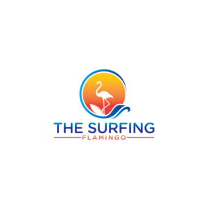 Logo Design by LAXMI DESIGNHUB for The Surfing Flamingo | Design: #27663221
