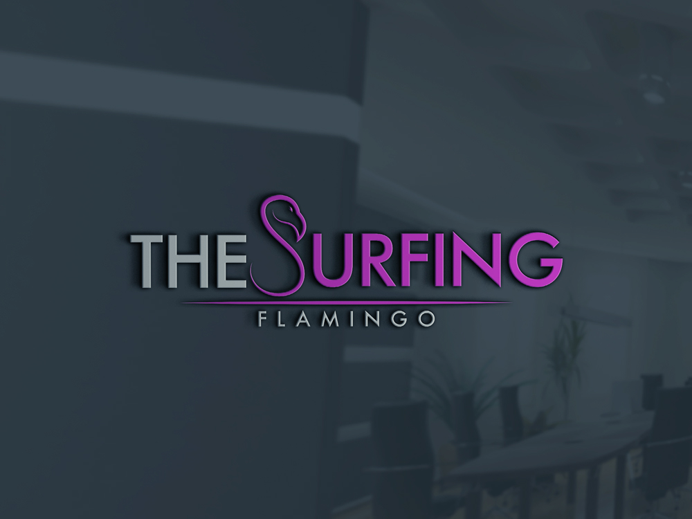Logo Design by MH@Designer for The Surfing Flamingo | Design #27635376