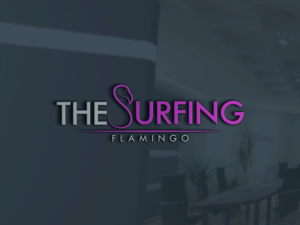 Logo Design by MH@Designer for The Surfing Flamingo | Design: #27635376