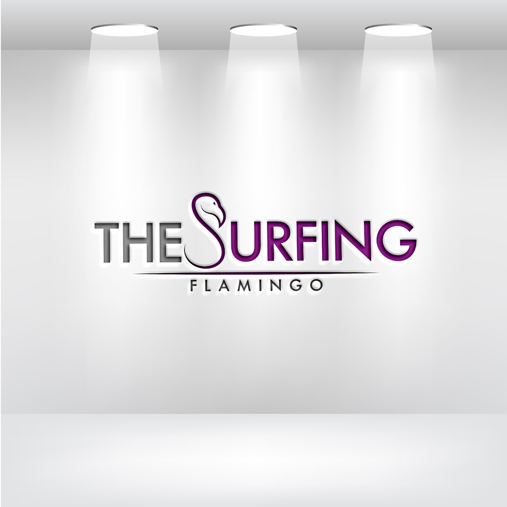 Logo Design by MH@Designer for The Surfing Flamingo | Design #27635377