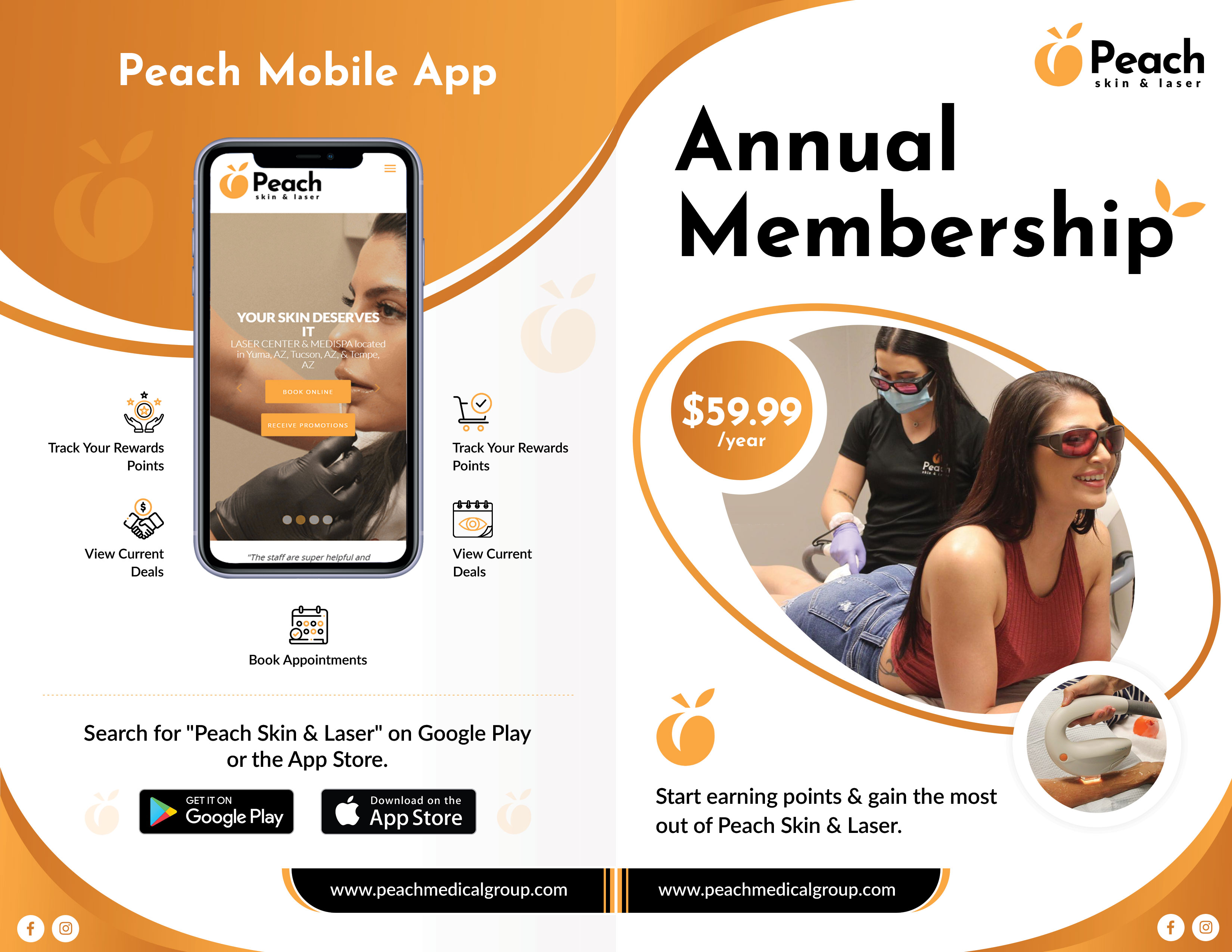 Flyer Design by VC for Peach Skin & Laser | Design #27648856