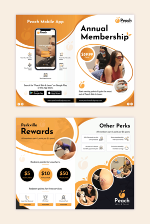 Flyer-Design von VC für Peach Skin & Laser | Design: #27648858