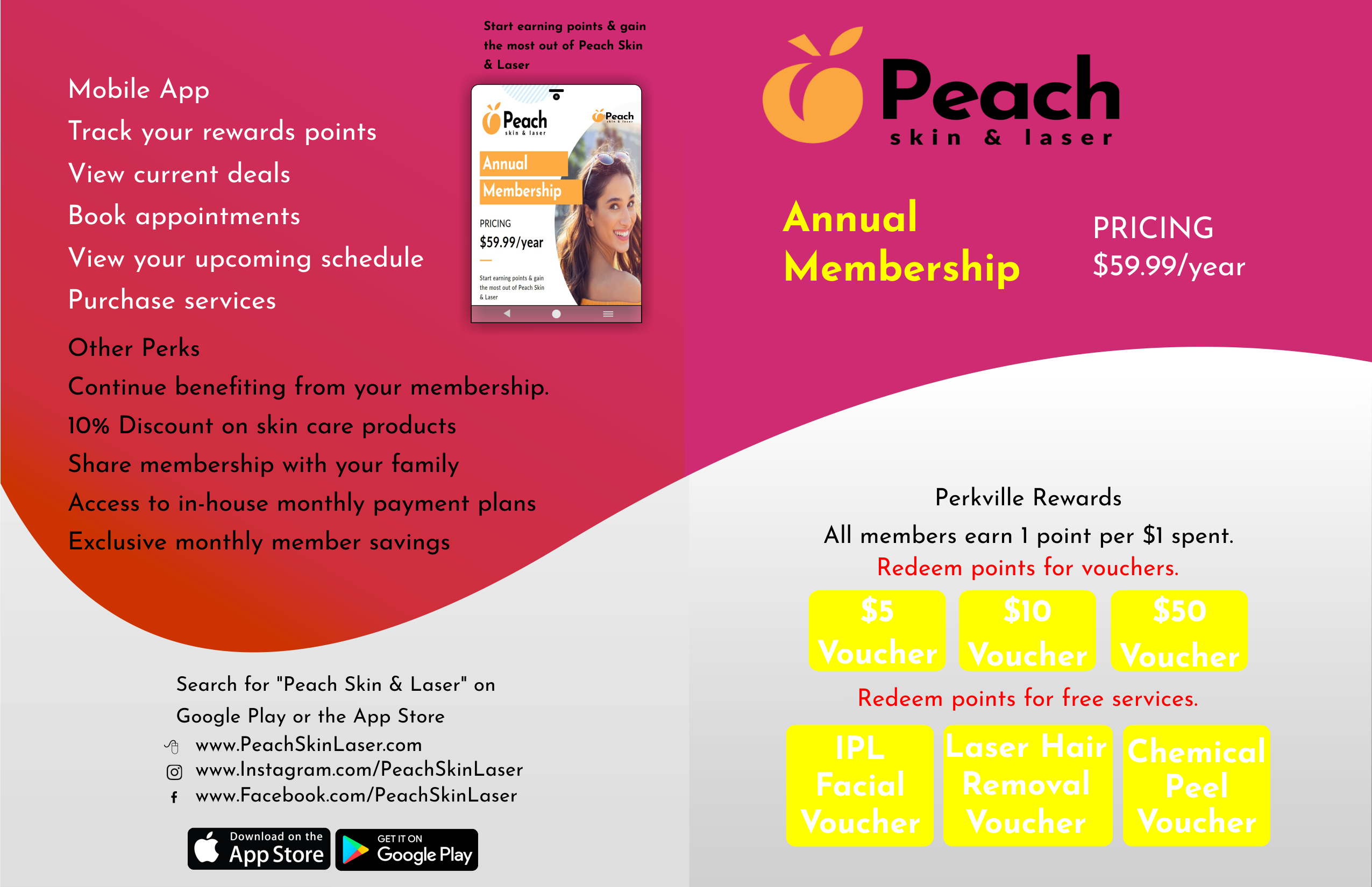 Design de Flyer par om_patel11011 pour Peach Skin & Laser | Design #27648350