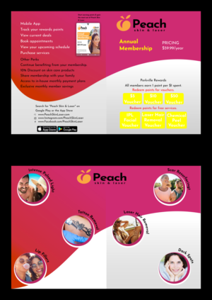Flyer-Design von om_patel11011 für Peach Skin & Laser | Design: #27648384