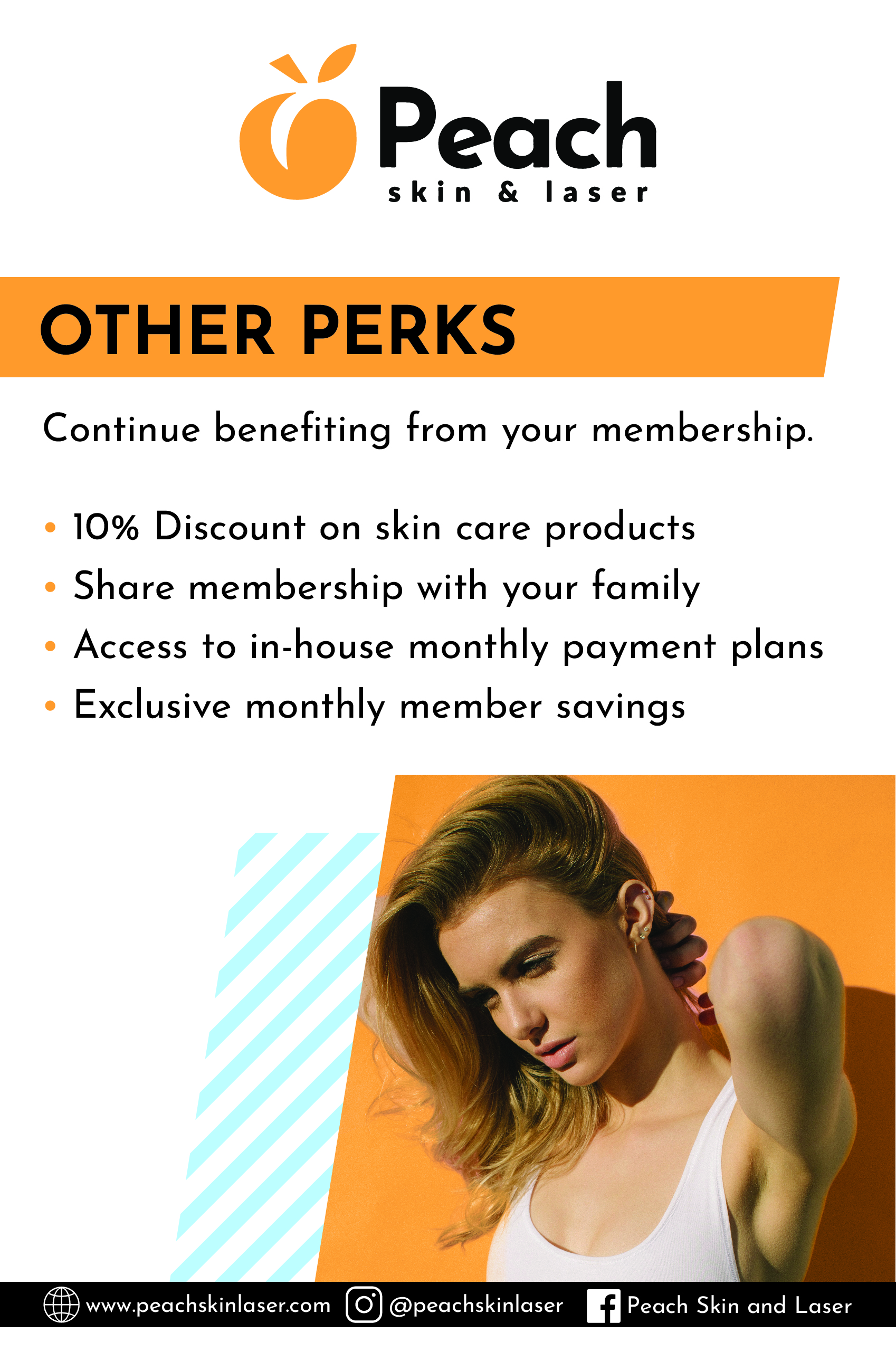 Flyer Design by Lilla Koppányi for Peach Skin & Laser | Design #27647987